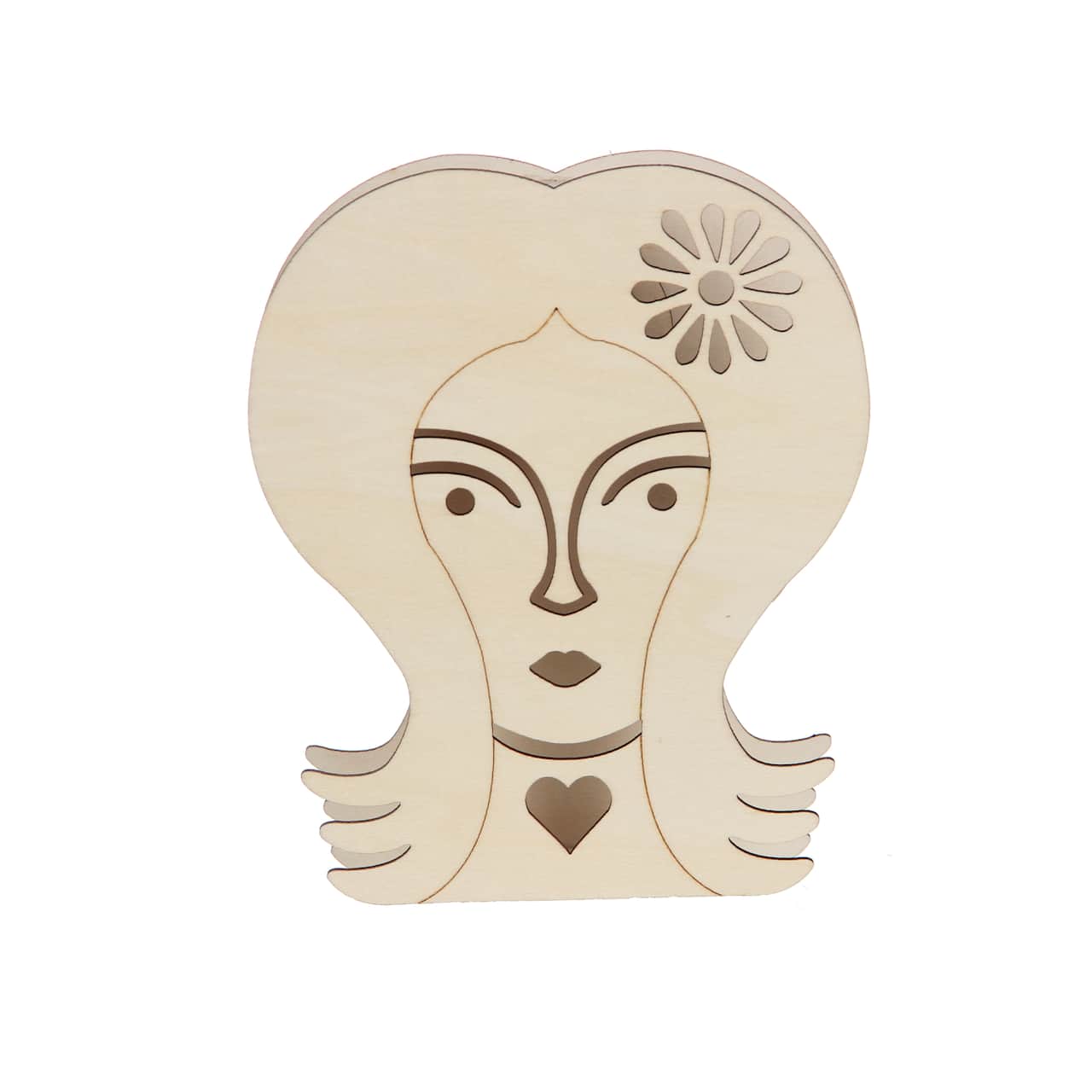 Jonathan Adler x Michaels 5.75" Free Love Flower Child DIY LED Wood Décor